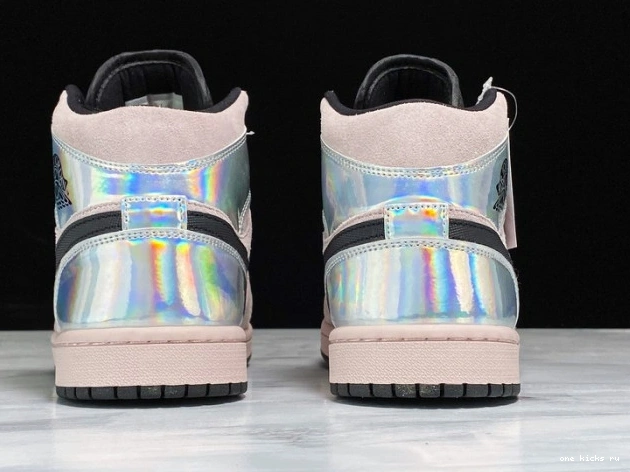 Rep Air 1 Iridescent Dirty Powder Mid BQ6472-602 (W) Jordan 0607